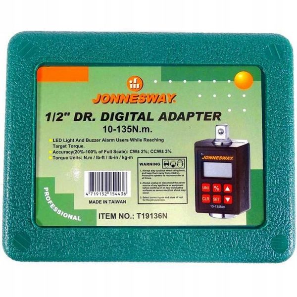 Adapter dynamometryczny elektroniczny 1/2" 10-135N zdjęcie 3