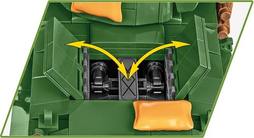 Klocki M4A3E8 Sherman Easy Eight 745 Elementów na Arena.pl