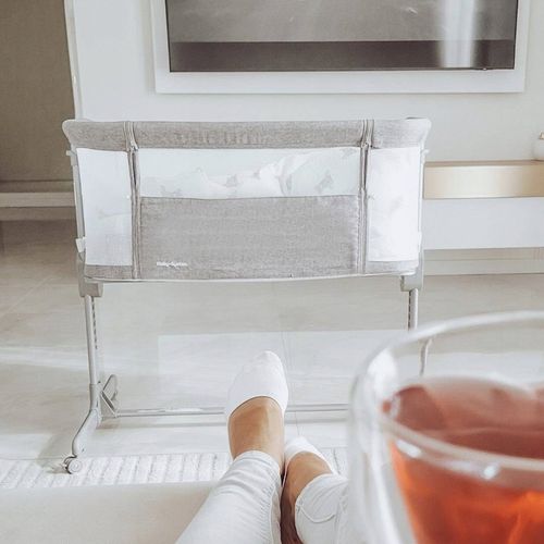 Łóżeczko Dziecięce Niemowlęce Dostawne 3w1 Wolnostojące Kółka + Materac na Arena.pl