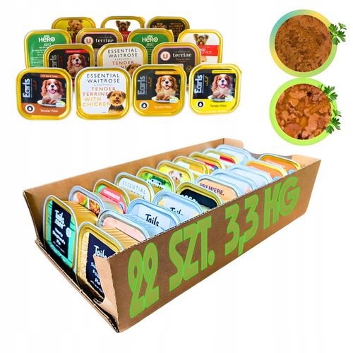 Karma Mokra Dla Psa Tacka Pakiet Zestaw Mieszany mix smaków 150g x na Arena.pl