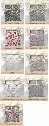 Komplet pościeli 160x200 gruba Polska bawełna 100% dużo wzorów - certyfikat na Arena.pl