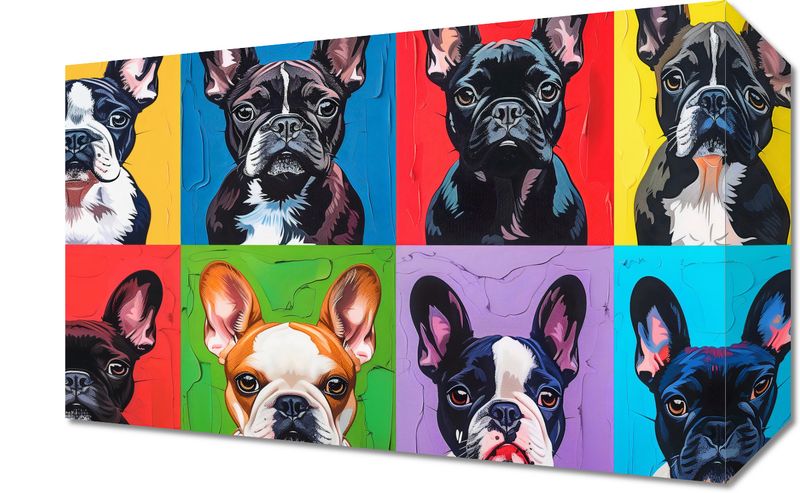 Obraz 30x20cm Buldogi Francuskie zdjęcie 1