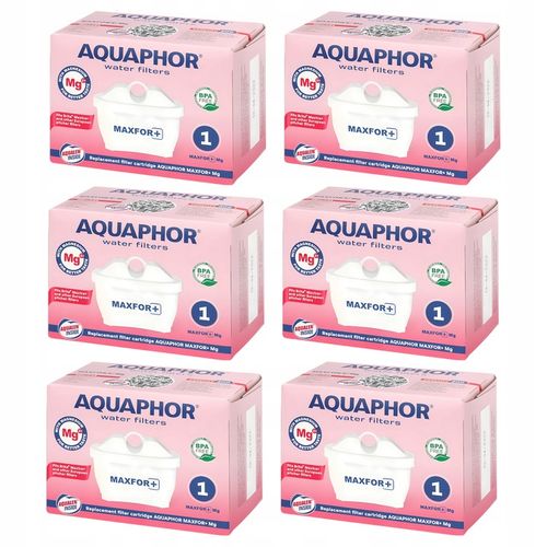 Wkład filtrujący filtr magnezowy AQUAPHOR MAXFOR+ Mg 6 szt. na Arena.pl