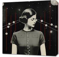 Obraz 60x60cm Planety i Księżyce