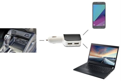 Ładowarka samochodowa 3.1A 2 x USB Gniazdo na Arena.pl
