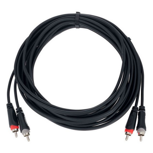 Kabel przewód audio sygnałowy 2x RCA Cinch Stereo 6 m Cordial EU 6 CC na Arena.pl