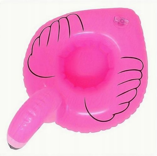 12 x DMUCHANY UCHWYT NA NAPOJE Podstawka Do Drinków FLAMING Podkładka BASEN na Arena.pl