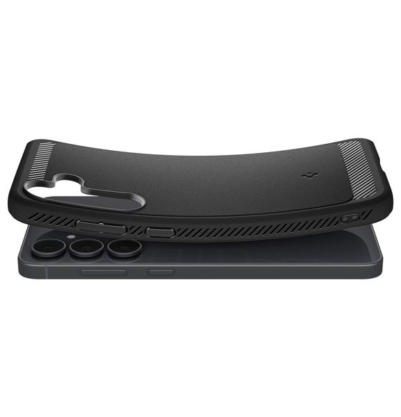 spigen rugged armor galaxy s25 fe matte black zdjęcie 10