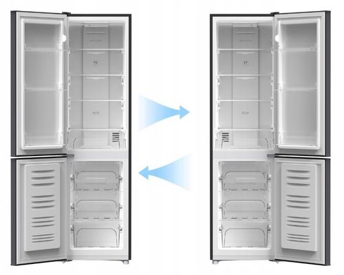 Lodówka No Frost 175cm 225L Smith&Brown SFBF-532-BE3 Czarna WĄSKA na Arena.pl
