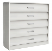 SZAFKA NA BUTY BIAŁA 5-POZIOMOWA 90cm do przedpokoju pojemna bestseller