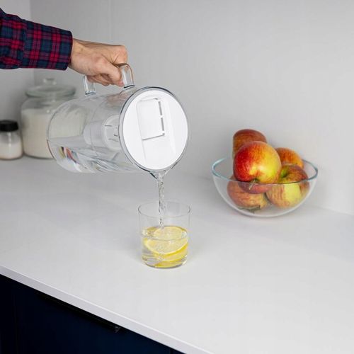 Dzbanek filtrujący szklany Wessper 3l Biały + 10x Filtr aquaclassic 77g na Arena.pl