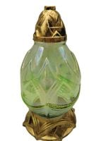 ZNICZ WIELKANOCNY ZNICZ WIELKANOC ZIELONE DEKORACYJNE JAJKO WIOSNA