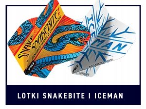 RED DRAGON Snakebite 21g vs Iceman 22g - Zestaw 6 Mosiężnych Rzutek na Arena.pl