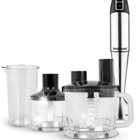 BLENDER RĘCZNY MOCNY 1200W WIELOFUNKCYJNY MIKSER ZESTAW TURBO PREMIUM 6W1