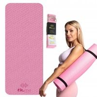 MATA DO ĆWICZEŃ JOGI PILATESU GIMNASTYCZNA TPE ANTYPOŚLIZGOWA Z