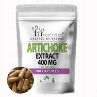 Karczoch 400mg 100kaps WSPIERA WĄTROBĘ WĄTROBA TRAWIENIE DETOX EXTRACT