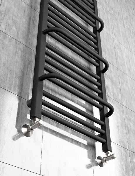 GRZEJNIK ŁAZIENKOWY POWER 1580x550 CZARNA STRUKTUR zdjęcie 4
