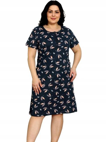 KOSZULA NOCNA 4 guziki LINIA PLUS SIZE nadwymiar DUŻA ROZMIARÓWKA duże XL na Arena.pl