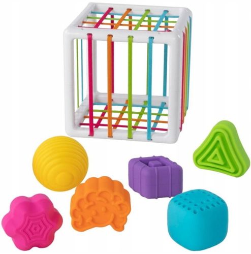 INNYBIN FAT BRAIN TOYS SORTER ELASTYCZNA KOSTKA SENSORYCZNA DLA DZIECI na Arena.pl