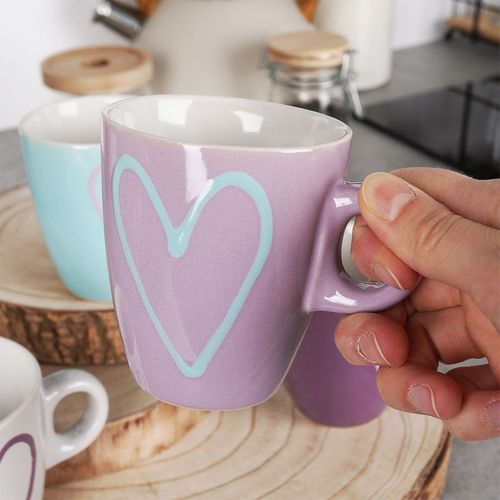 Kubki ceramiczne 210 ml 4 szt. na Arena.pl