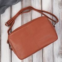 torebka damska skórzana na ramię koniakowa pojemna paolo peruzzi e-30-cg