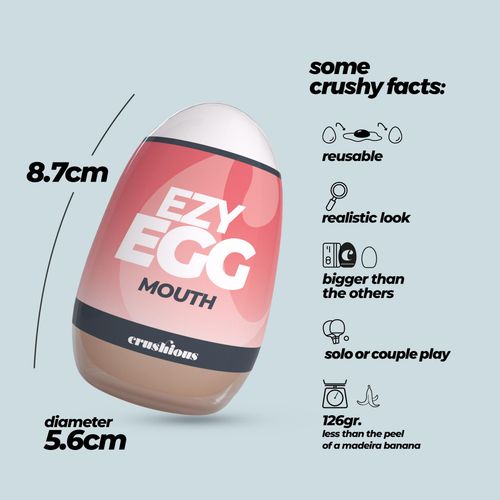 crushious ezy egg oral masturbator egg na Arena.pl