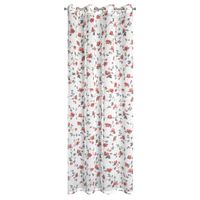 Firana na przelotkach JENNY 140X250 w kwiaty