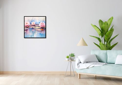 Plakat 60x60cm Spokojne Odbicia na Arena.pl