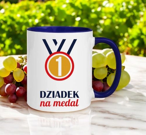 KUBEK Z NADRUKIEM ŚMIESZNY PREZENT DZIEŃ DZIADKA URODZINY IMIENINY DZIADEK na Arena.pl