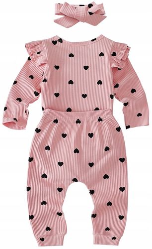 KOMPLET BODY W SERDUSZKA DLA DZIEWCZYNKI 62 na Arena.pl