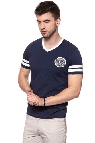 WRANGLER VN VARSITY TEE NAVY W7B42FK35 S na Arena.pl