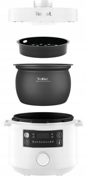 Multicooker TEFAL Turbo Cuisine CY754130 biały 5 L zdjęcie 9