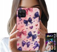 ETUI DO SAMSUNG GALAXY A22 5G - KOLOROWE WSTĄŻKI WSTĄŻKA WZORY + SZKŁO