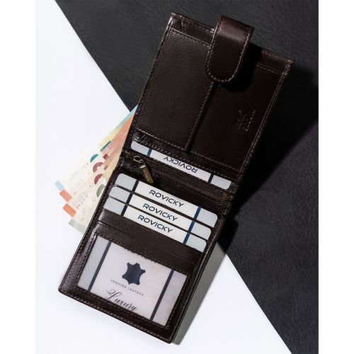 portfel męski minimalistyczny na karty z rfid - rovicky na Arena.pl