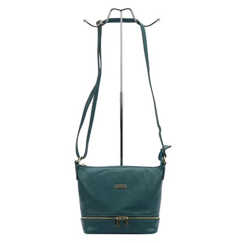 Miejska Skórzana pojemna damska listonoszka torebka na ramię MiaMore na Arena.pl