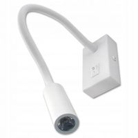 LAMPA ŚCIENNA LED 3W KINKIET DO CZYTANIA WŁĄCZNIK