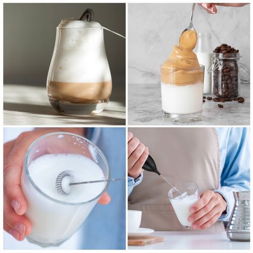 ELEKTRYCZNY SPIENIACZ DO MLEKA RĘCZNY 4W1 MINI UBIJACZKA DO MLEKA KAWY USB na Arena.pl