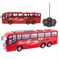 DUŻY AUTOBUS TURYSTYCZNY ZDALNIE STEROWANY CZERWONY QH866-2