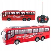 DUŻY AUTOBUS TURYSTYCZNY ZDALNIE STEROWANY CZERWONY QH866-2