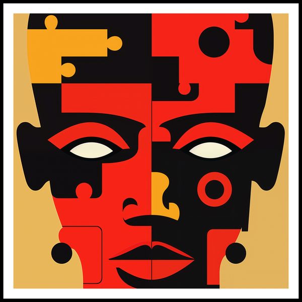 Plakat 80x80cm Puzzle Tożsamości zdjęcie 3