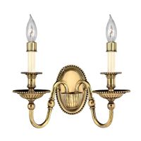 Sypialniana lampa na ściane Cambridge HK-CAMBRIDGE2 Hinkley mosiądz