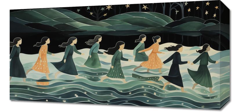 Obraz 60x30cm Nocna Procesja zdjęcie 1