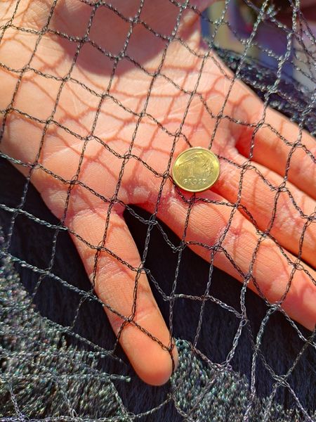 MOCNA SIATKA przeciw PTAKOM na BALKON na Drzewka Wolierę 7,5 x 7,5 m zdjęcie 10