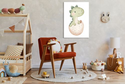 Obraz 50x70cm Wzory dla Dzieci, Chłopca Do Pokoju - Jajko na Arena.pl