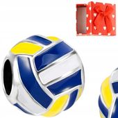 CHARMS piłka kocham sport hobby srebro s925 + PUDEŁKO na prezent