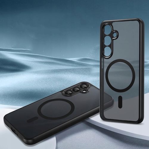 Etui do Samsung M35 5G (Magsafe, Czarne Matowe, Wzmacniane) + Szkło 9H 2,5D na Arena.pl