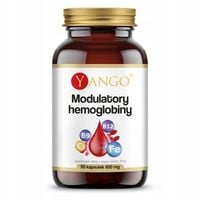 Yango MODULATORY HEMOGLOBINY Żelazo Witamina C B12 Kwas Foliowy 90 kapsułek