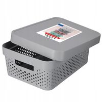 Curver Pojemnik Pudełko Z Pokrywką 11 L Szary