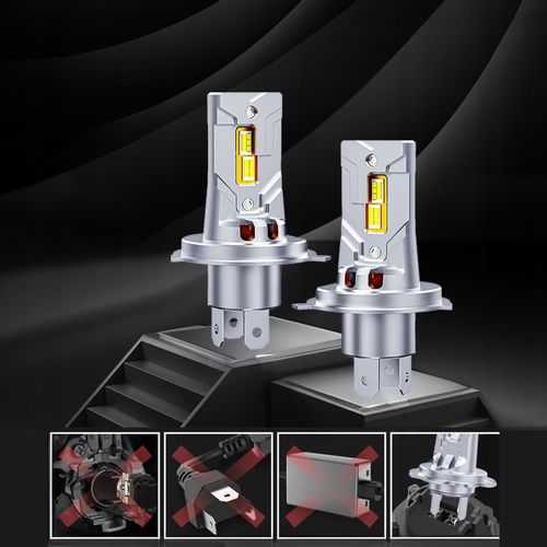 ŻARÓWKI LED H4 RETROFITY 1 do 1 5500K SUPER WHITE na Arena.pl