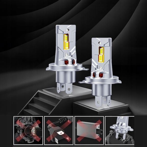 ŻARÓWKI LED H4 RETROFITY 1 do 1 5500K SUPER WHITE zdjęcie 3